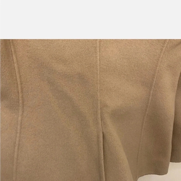 Talbots Soft Brushed Wool Camel Tan Unlined Blazer - Picture 5 of 6